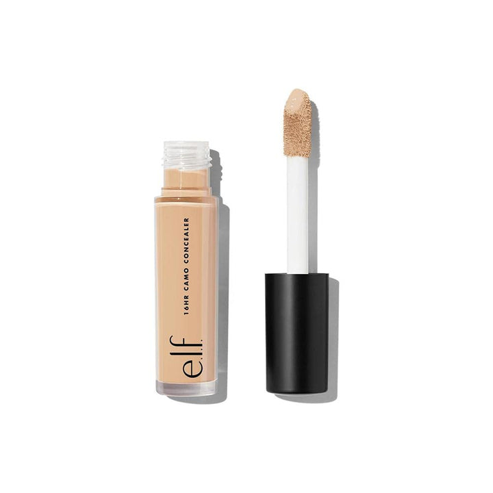 E.L.F. 16HR Camo Concealer, Full Coverage, Highly Pigmented Concealer with Matte Finish, Crease-Proof, Vegan & Cruelty-Free, Fair Warm, 0.203 Fl Oz