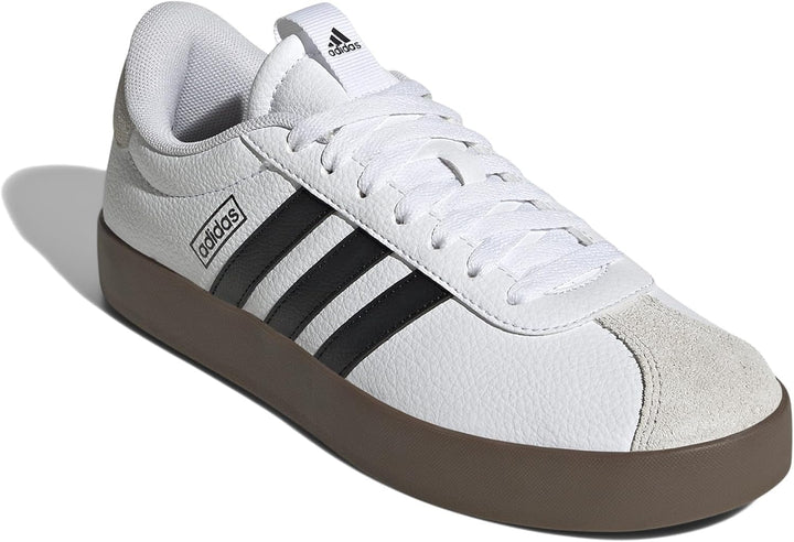 Adidas Womens Vl Court 3.0 Lace up Sneakers Shoes Casual - White