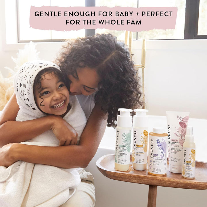 The Honest Company Silicone-Free Conditioner | Gentle for Baby | Naturally Derived, Tear-Free, Hypoallergenic | Citrus Vanilla Refresh, 10 Fl Oz