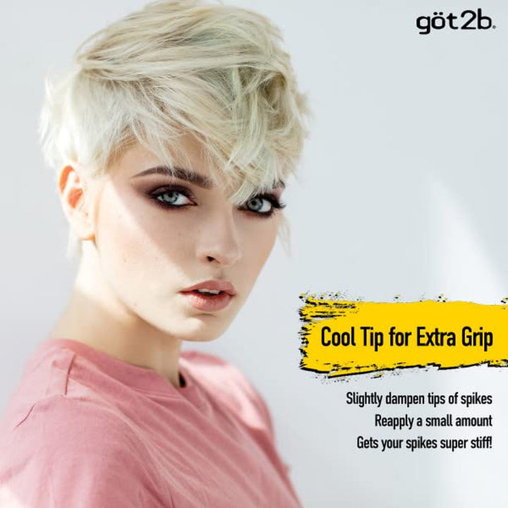 Got2B Glued Styling Spiking Hair Gel 2 - 6 Oz Tubes + 1 Travel 1.25 Oz Tube
