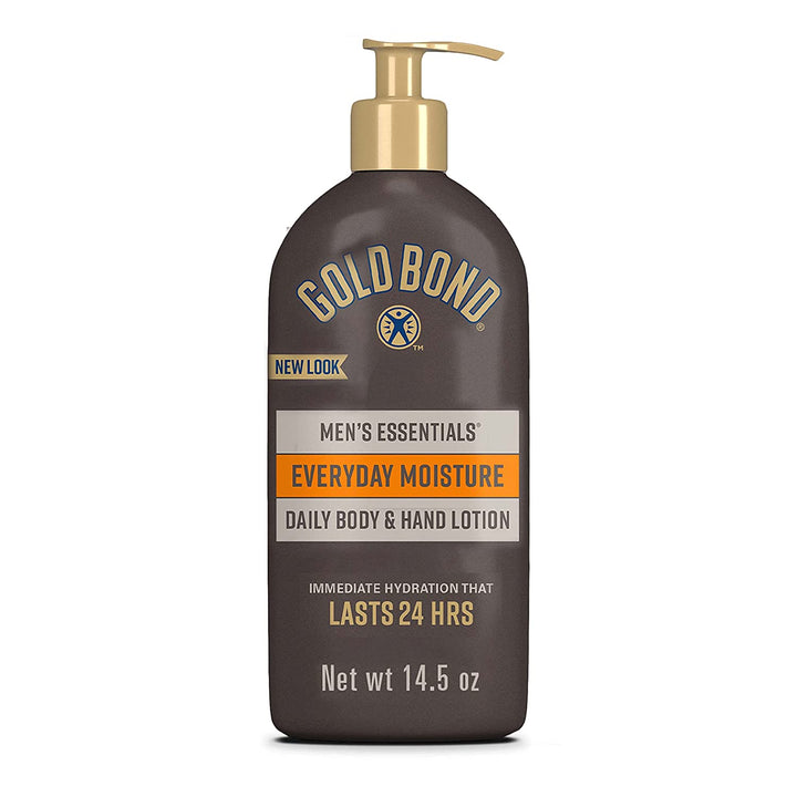 Gold Bond Men'S Essentials Everyday Moisture Daily Body & Hand Lotion, 21 Oz., with Vitamin C