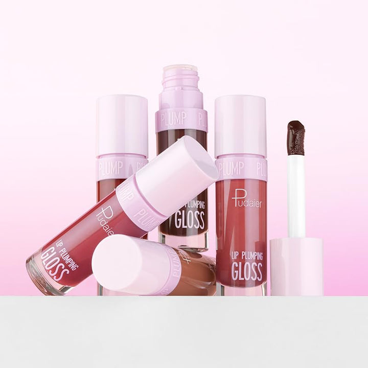 14 Colors Moisturizing Lip Gloss, Ginger Tint, Long-Lasting, Non-Sticky Formula (1, 8G)