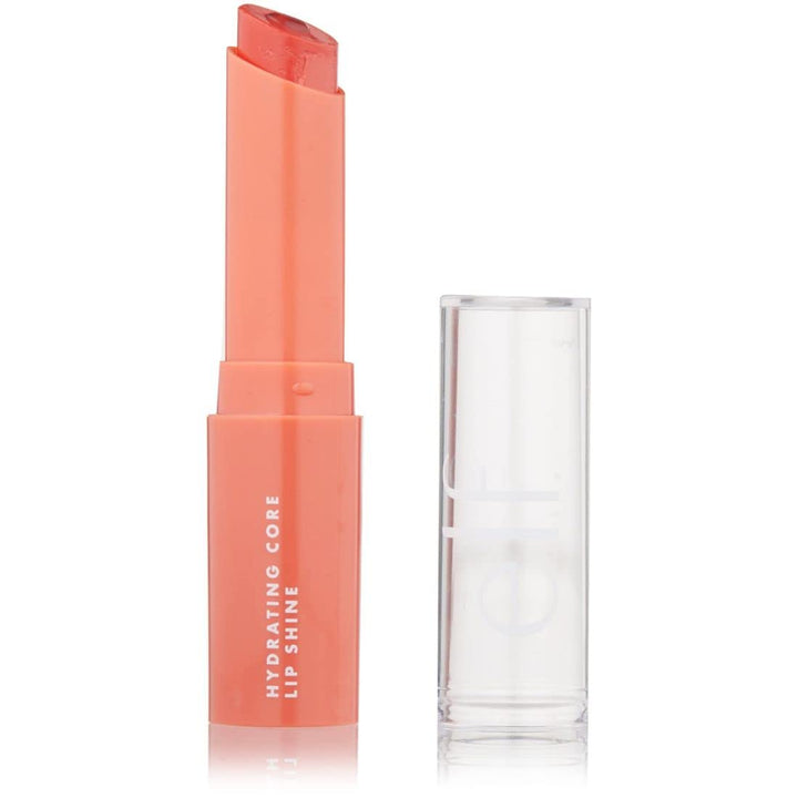 E.L.F. Hydrating Core Lip Shine, Conditioning & Nourishing Lip Balm, Sheer Color Tinted Chapstick, Joyful, 0.09 Oz