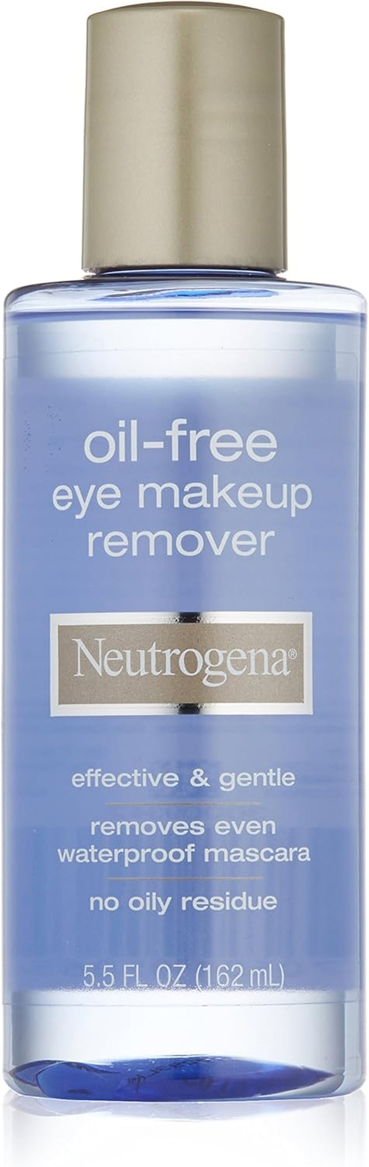 Neutrogena Gentle Oil-Free Eye Makeup Remover & Cleanser for Sensitive Eyes, Non-Greasy Makeup Remover, Waterproof Mascara Remover, Dermatologist & Ophthalmologist Tested, 5.5 Fl. Oz