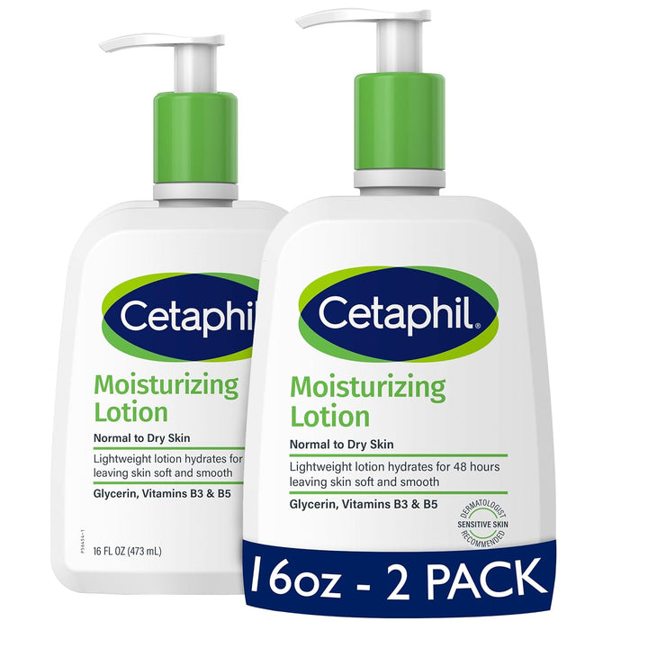 Cetaphil Face & Body Moisturizer, Hydrating Moisturizing Lotion for All Skin Types, Suitable for Sensitive Skin, NEW 20 Oz, Fragrance Free, Hypoallergenic, Non-Comedogenic