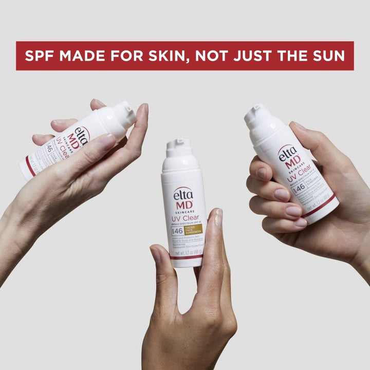 Eltamd UV Clear Face Sunscreen SPF 46, Oil-Free Sunscreen with Zinc Oxide, Dermatologist Recommended