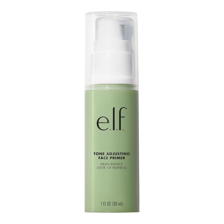 E.L.F. Tone Adjusting Face Primer, Makeup Primer for Neutralizing Uneven Skin Tones & Redness, Grips Makeup to Last, Vegan & Cruelty-Free, Small