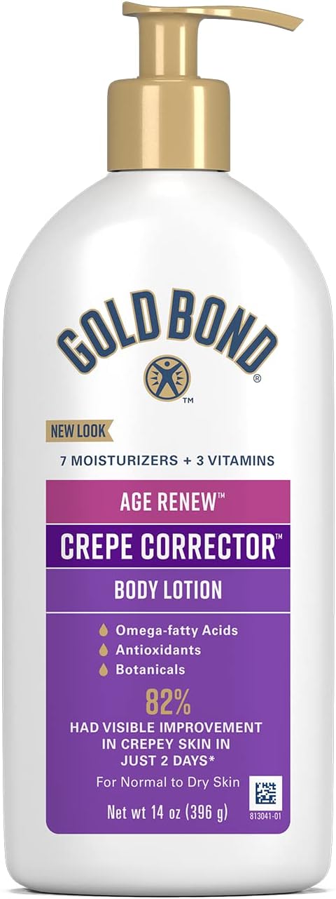 Gold Bond Age Renew Crepe Corrector Body Lotion, Replenishing & Smoothing Formula, 8 Oz.