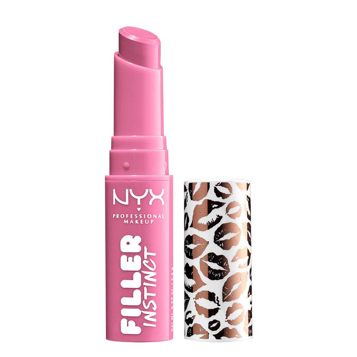NYX PROFESSIONAL MAKEUP Filler Instinct Plumping Lip Color, Lip Balm - Juicy Pout (Cherry Red)