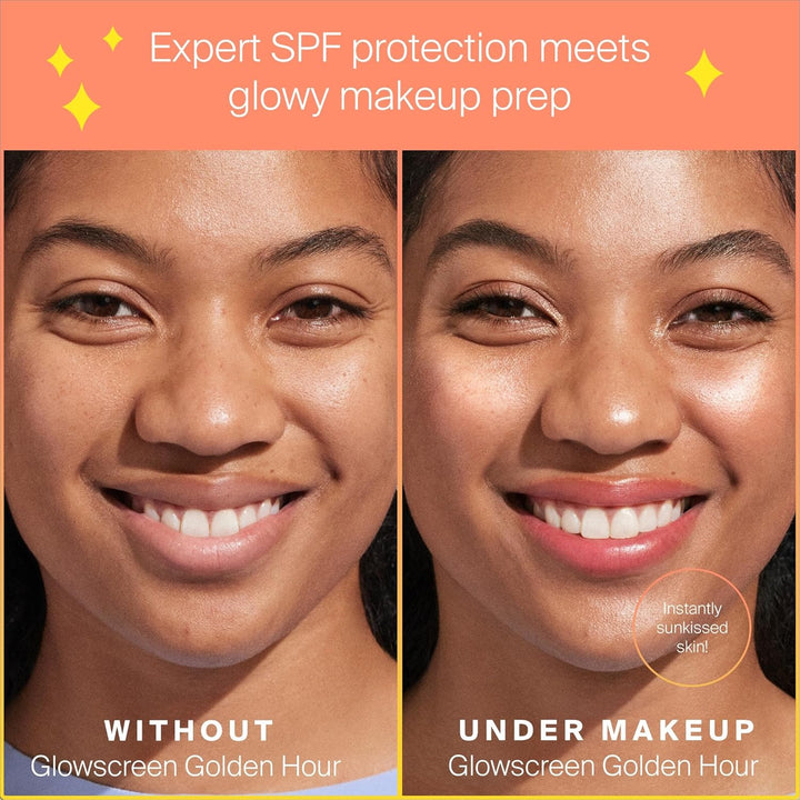 Supergoop! Glowscreen SPF 40, Golden Hour (Bronze Glow) - 0.68 Fl Oz - Glowy Primer + Broad Spectrum Tinted Sunscreen - Helps Filter Blue Light - Hydration - Hyaluronic Acid & Vitamin B5