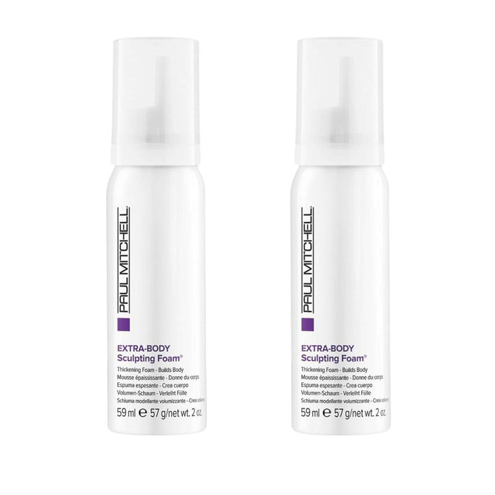 Paul Mitchell Extra-Body Sculpting Foam, Thickens + Builds Body, for Fine Hair