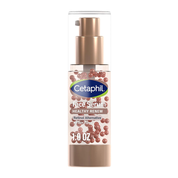 Cetaphil Healthy Renew anti Aging Face Serum 1 Oz, Retinol Alternative Serum for Face with Niacinamide & Peptides, Skincare for Sensitive Skin with Vitamin B Complex, Fragrance Free