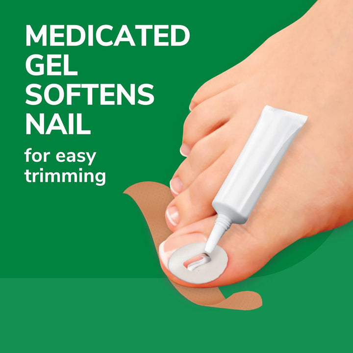 Dr. Scholl'S Ingrown Toenail Pain Reliever, 0.3Oz // Medicated Gel Softens Nails for Easy Trimming and Foam Ring and Bandage Protect the Affected Area White