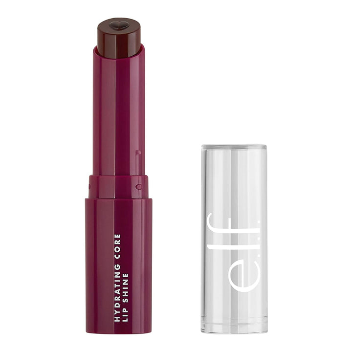 E.L.F. Hydrating Core Lip Shine, Conditioning & Nourishing Lip Balm, Sheer Color Tinted Chapstick, Joyful, 0.09 Oz