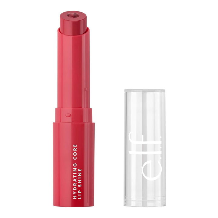 E.L.F. Hydrating Core Lip Shine, Conditioning & Nourishing Lip Balm, Sheer Color Tinted Chapstick, Joyful, 0.09 Oz
