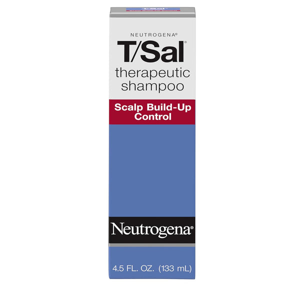 Neutrogena T/Sal Therapeutic Scalp Shampoo for Scalp Build-Up Control with 3% Salicylic Acid, Scalp Treatment for Dandruff, Scalp Psoriasis & Seborrheic Dermatitis Relief, 4.5 Fl. Oz