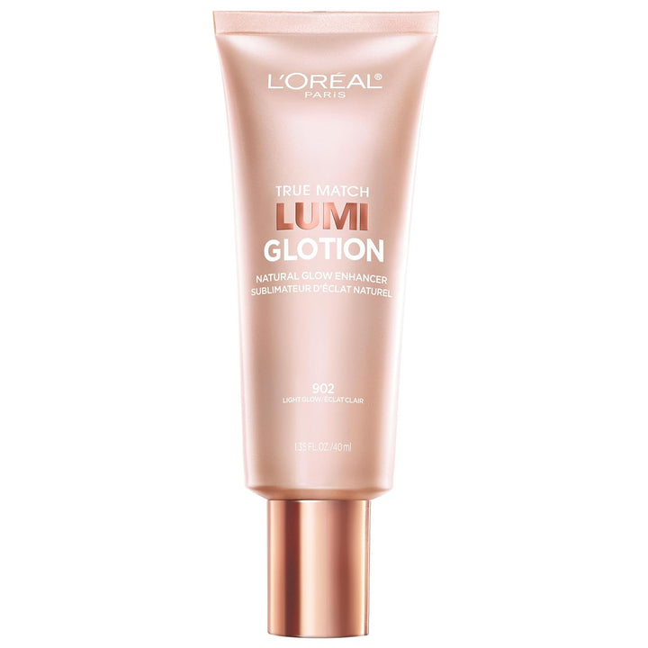 L'Oreal Paris Makeup True Match Lumi Glotion, Natural Glow Enhancer, Illuminator Highlighter, Bronzing Drops for a Sun-Kissed Glow, 904 Deep