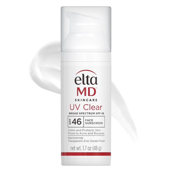 Eltamd UV Clear Face Sunscreen SPF 46, Oil-Free Sunscreen with Zinc Oxide, Dermatologist Recommended
