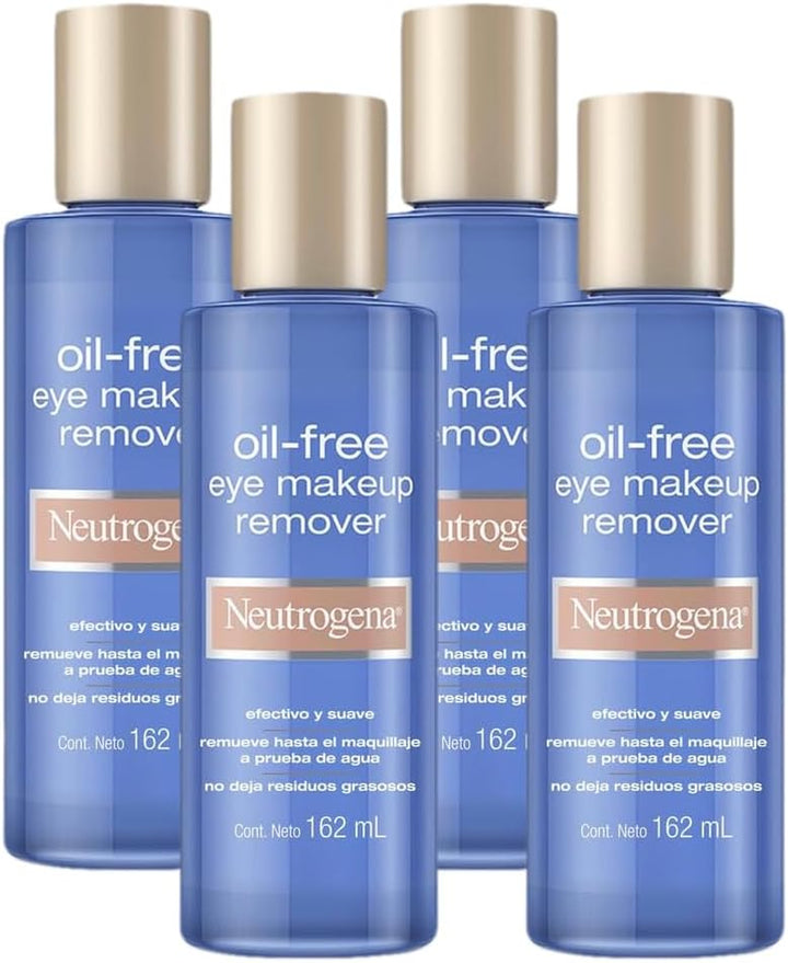 Neutrogena Gentle Oil-Free Eye Makeup Remover & Cleanser for Sensitive Eyes, Non-Greasy Makeup Remover, Waterproof Mascara Remover, Dermatologist & Ophthalmologist Tested, 5.5 Fl. Oz