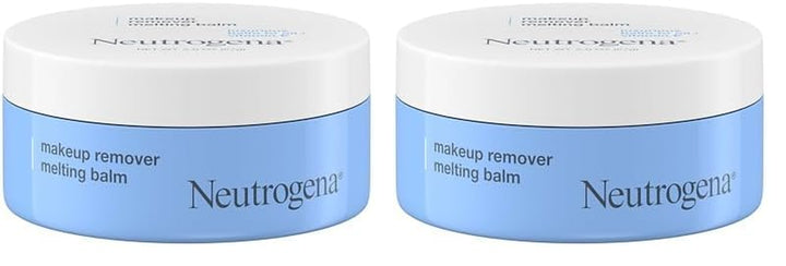 Neutrogena Makeup Remover Melting Balm to Oil with Vitamin E, Gentle and Nourishing Cleansing Balm for Eyes, Lips, or Face, Travel-Friendly for On-The-Go, 2.0 Oz