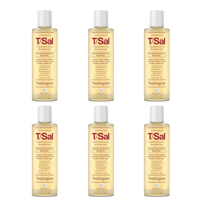 Neutrogena T/Sal Therapeutic Scalp Shampoo for Scalp Build-Up Control with 3% Salicylic Acid, Scalp Treatment for Dandruff, Scalp Psoriasis & Seborrheic Dermatitis Relief, 4.5 Fl. Oz