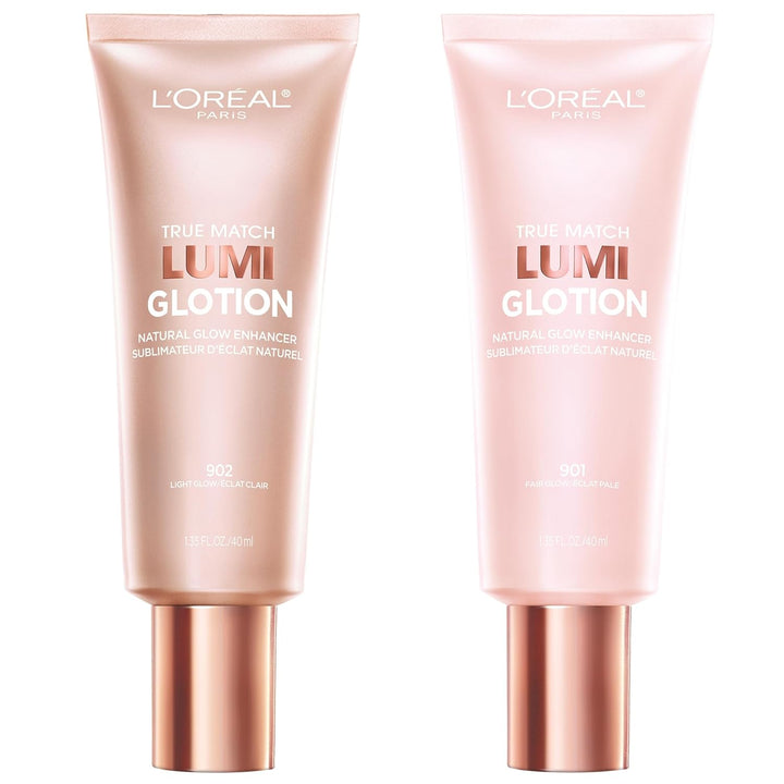 L'Oreal Paris Makeup True Match Lumi Glotion, Natural Glow Enhancer, Illuminator Highlighter, Bronzing Drops for a Sun-Kissed Glow, 904 Deep