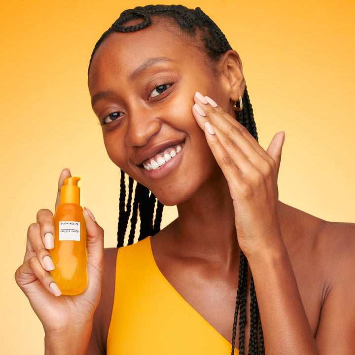 Glow Recipe Cloudberry Brightening Toner + Essence Skincare - Coq10 Face Toner to Strengthen Skin Barrier + Hydrating Rice Water, Vitamin C, E & 5% Glycerin to Soften & Even Skin Tone (75Ml)