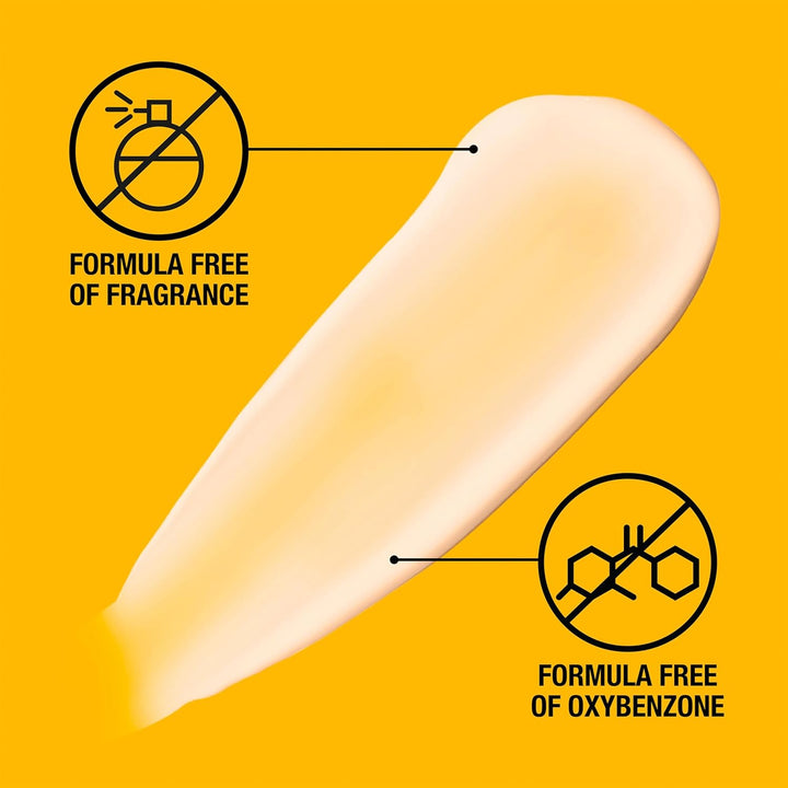 Neutrogena Invisible Daily Defense Face Sunscreen + Hydrating Serum with Broad Spectrum SPF 60 & Antioxidants to Help Skin Glow, Oil-Free, Fragrance Free, 1.7 Fl. Oz