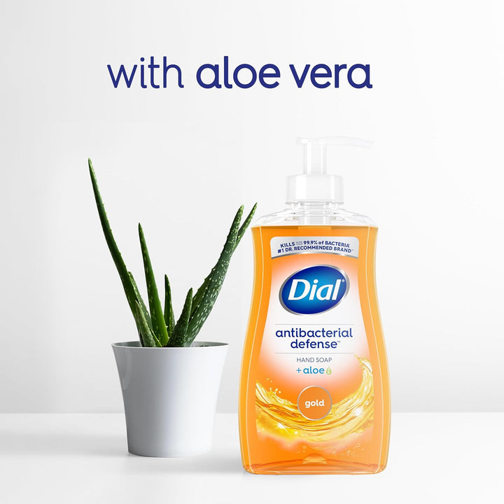 Dial Antibacterial Liquid Hand Soap, Gold, 11 Fl Oz (Pack of 4)