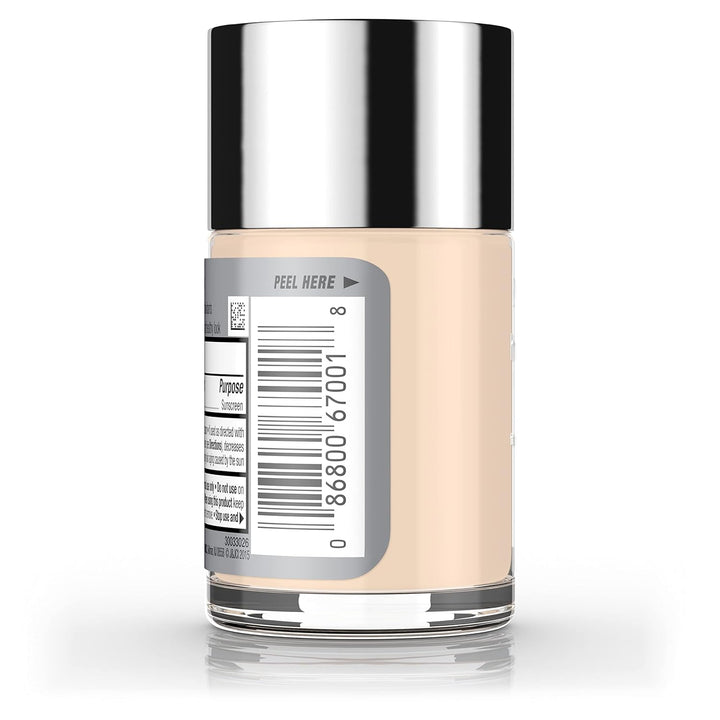 Neutrogena Healthy Skin Liquid Makeup Foundation with Broad Spectrum SPF 20 Sunscreen, Medium Coverage Foundation with Nourishing Pro-Vitamin B5, Classic Ivory 10, 1 Fl. Oz