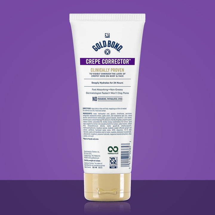 Gold Bond Age Renew Crepe Corrector Body Lotion, Replenishing & Smoothing Formula, 8 Oz.