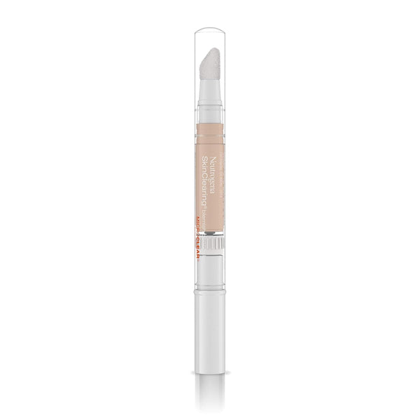 Neutrogena Skinclearing Blemish Concealer Face Makeup with Salicylic Acid Acne Medicine, Non-Comedogenic and Oil-Free Concealer Helps Cover, Treat & Prevent Breakouts, Medium 15,.05 Oz