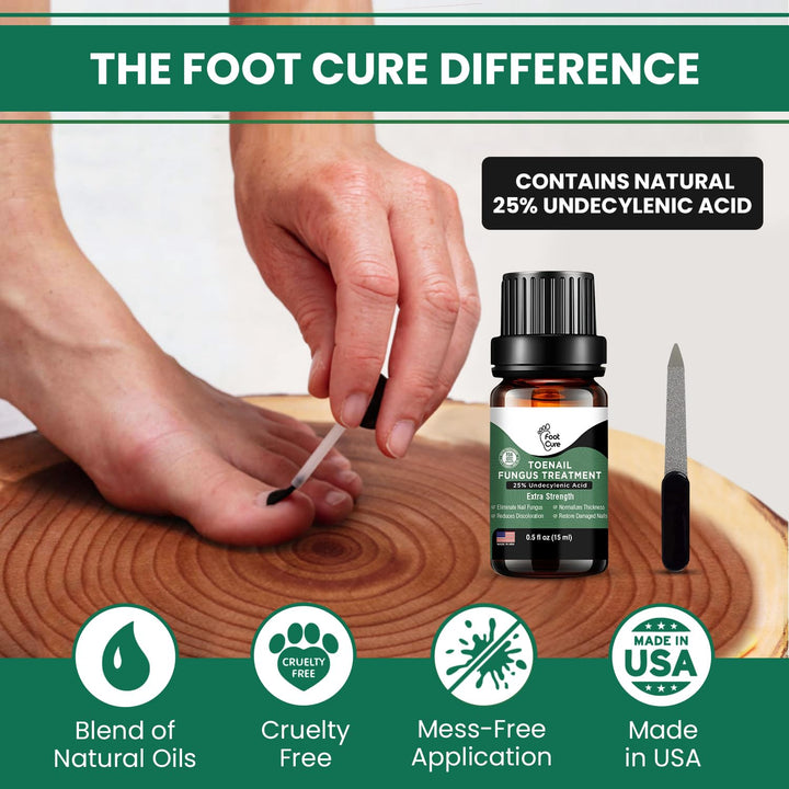 Toenail Fungus Treatment Extra Strength - Best Nail Fungus Treatment for Fingernails, Nail Repair, Toenail Softener, Yellow Toenail Treatment, Ingrown Nails and Foot Fungus Treatment Extra Strength