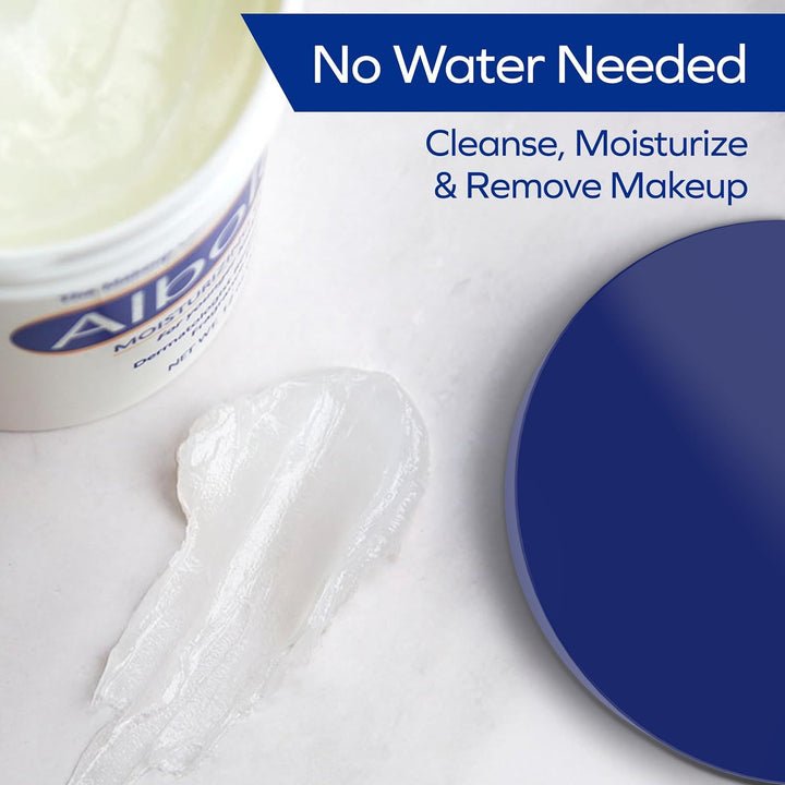 Albolene Face Moisturizer & Makeup Remover – Fragrance-Free Cleansing Balm with Beta-Carotene – Hydrating Facial Cleanser for Soft, Supple Skin, Gently Removes Makeup & Dirt, (12 Oz)