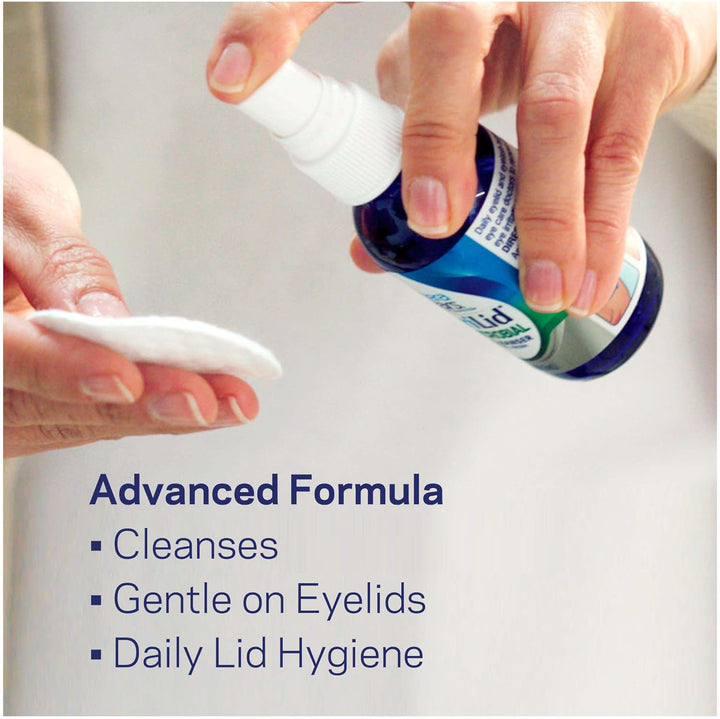 Theratears Sterilid Antimicrobial Eyelid Cleanser and Face Wash, for Irritated Eyes, 2 Fl Oz Spray