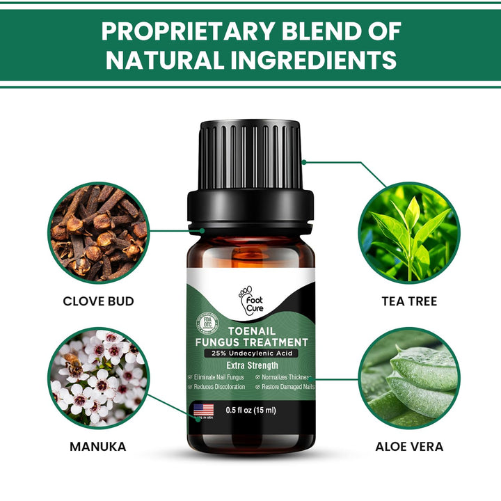 Toenail Fungus Treatment Extra Strength - Best Nail Fungus Treatment for Fingernails, Nail Repair, Toenail Softener, Yellow Toenail Treatment, Ingrown Nails and Foot Fungus Treatment Extra Strength