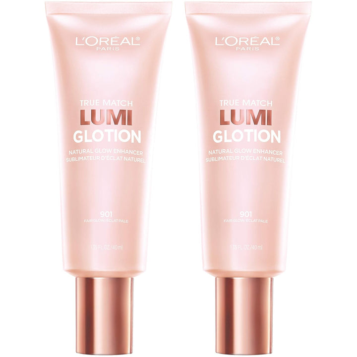 L'Oreal Paris Makeup True Match Lumi Glotion, Natural Glow Enhancer, Illuminator Highlighter, Bronzing Drops for a Sun-Kissed Glow, 904 Deep