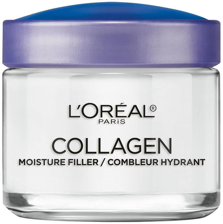 L'Oreal Paris Collagen Daily Face Moisturizer, Reduce Wrinkles, Face Cream 3.4 Oz