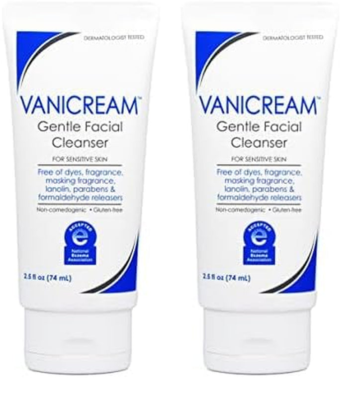 Vanicream Gentle Facial Cleanser with Pump Dispenser - 8 Fl Oz - Formulated without Common Irritants for Those with Sensitive Skin