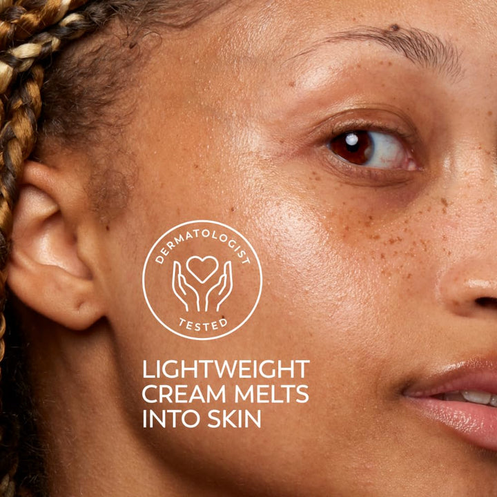 Olay Bright & Even Vitamin C with Lactic Acid Face Moisturizer, 2 Oz Lightweight Brightening Face Cream for Uneven Skin Tone, Recyclable Eco Jar Packaging, Value Size