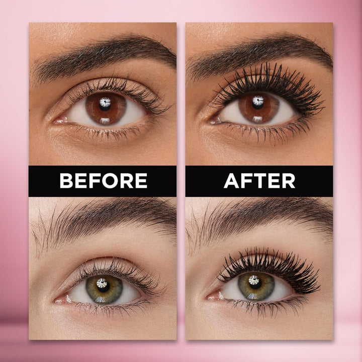 L’Oréal Paris Makeup Voluminous Lash Paradise Mascara, Voluptuous Volume, Intense Length, Feathery Soft Full Lashes, No Flaking, No Smudging, No Clumping, Mystic Black, 0.28 Fl Oz (Pack of 1)