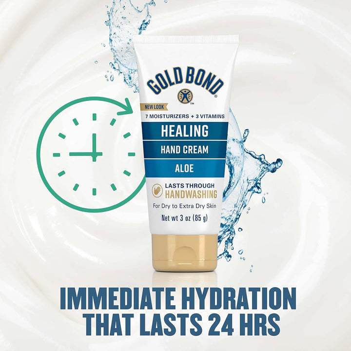 Gold Bond Ultimate Healing Hand Cream, 3 Oz., Lasts through Handwashing