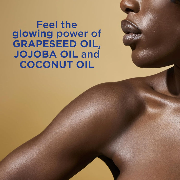 Vaseline Radiant X Replenishing and Hydrating Body Oil with 1% Lipids, Jojoba Oil, Coconut Oil, & Vitamin E 3.7 Oz