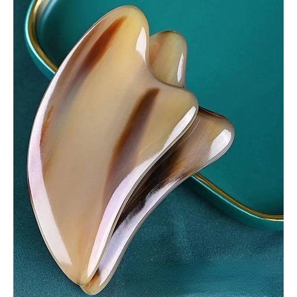 Gua Sha Facial Tool Natural Horn Guasha Tool for Face Sculpting Massager Face Leg Foot Body Skin Care SPA Massage