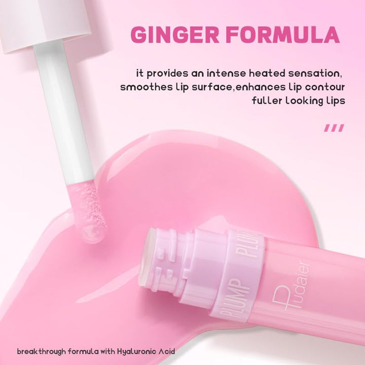14 Colors Moisturizing Lip Gloss, Ginger Tint, Long-Lasting, Non-Sticky Formula (1, 8G)