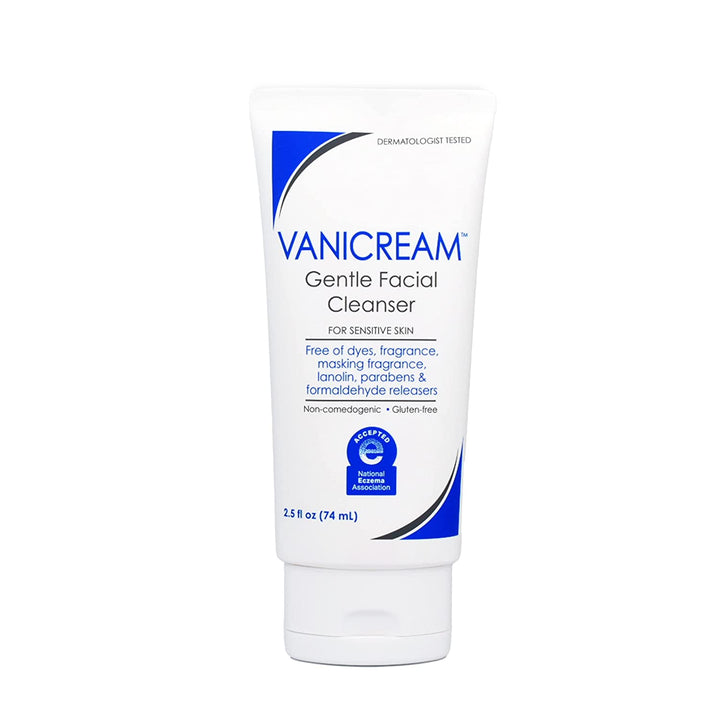 Vanicream Gentle Facial Cleanser with Pump Dispenser - 8 Fl Oz - Formulated without Common Irritants for Those with Sensitive Skin