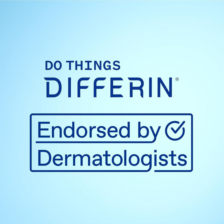 Differin Acne Treatment Gel, 30 Day Supply, Retinoid Treatment for Face with 0.1% Adapalene, Gentle Skin Care for Acne Prone Sensitive Skin, 15G Tube (Packaging May Vary)