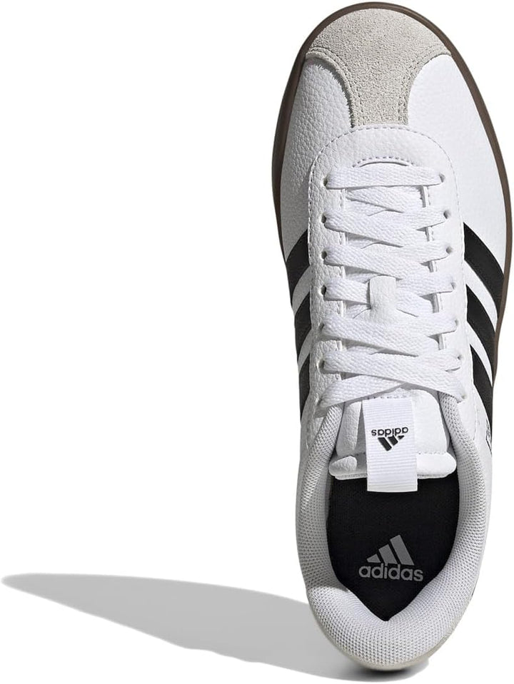 Adidas Womens Vl Court 3.0 Lace up Sneakers Shoes Casual - White
