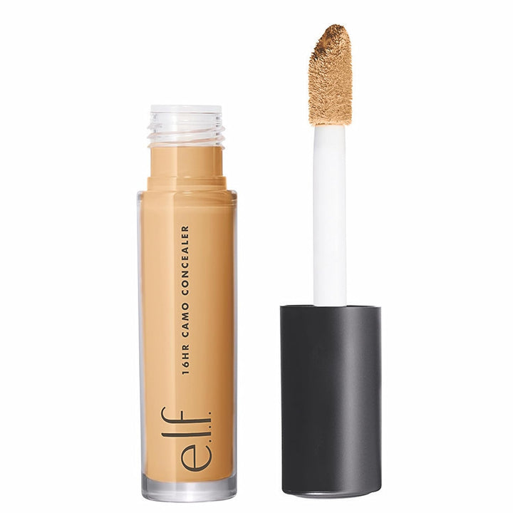 E.L.F. 16HR Camo Concealer, Full Coverage, Highly Pigmented Concealer with Matte Finish, Crease-Proof, Vegan & Cruelty-Free, Fair Warm, 0.203 Fl Oz
