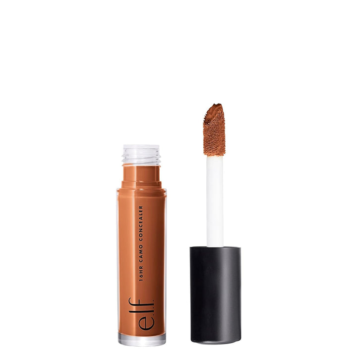E.L.F. 16HR Camo Concealer, Full Coverage, Highly Pigmented Concealer with Matte Finish, Crease-Proof, Vegan & Cruelty-Free, Fair Warm, 0.203 Fl Oz